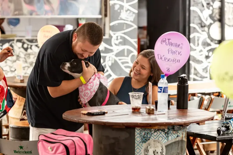 Comemoração no Javari StrEat Park